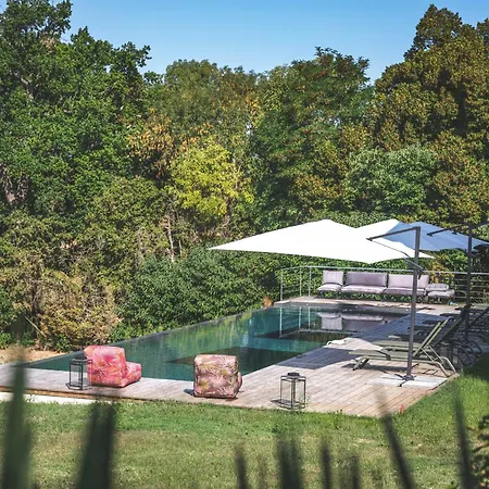 فيلة Splendide - Chateau Soules - Piscine Chauffee A Debordement Et Parc لافاور