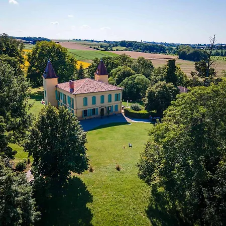 Splendide - Chateau Soules - Piscine Chauffee A Debordement Et Parc فيلة لافاور