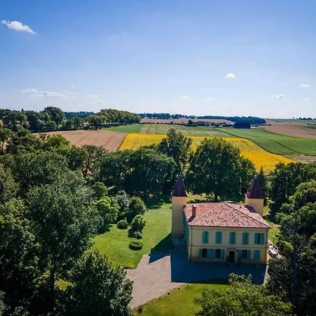 Splendide - Chateau Soules - Piscine Chauffee A Debordement Et Parc فيلة