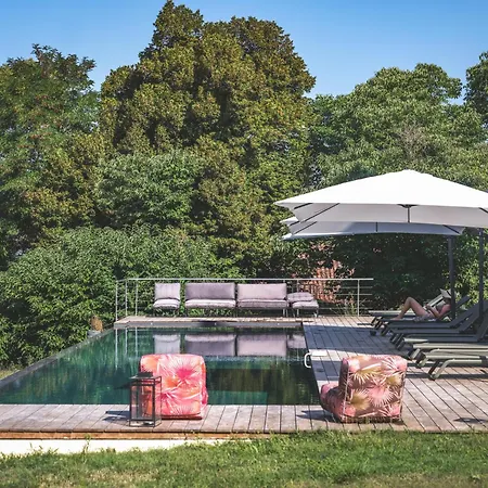 Splendide - Chateau Soules - Piscine Chauffee A Debordement Et Parc