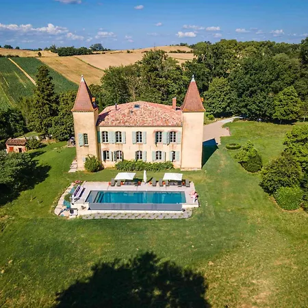 Villa Splendide - Chateau Soules - Piscine Chauffee A Debordement Et Parc Lavaur (Tarn)