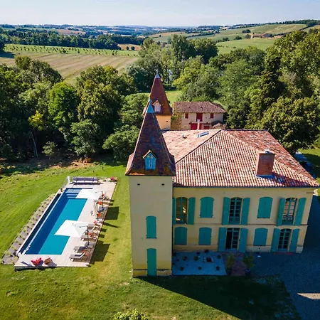 Villa Splendide - Chateau Soules - Piscine Chauffee A Debordement Et Parc Lavaur (Tarn)